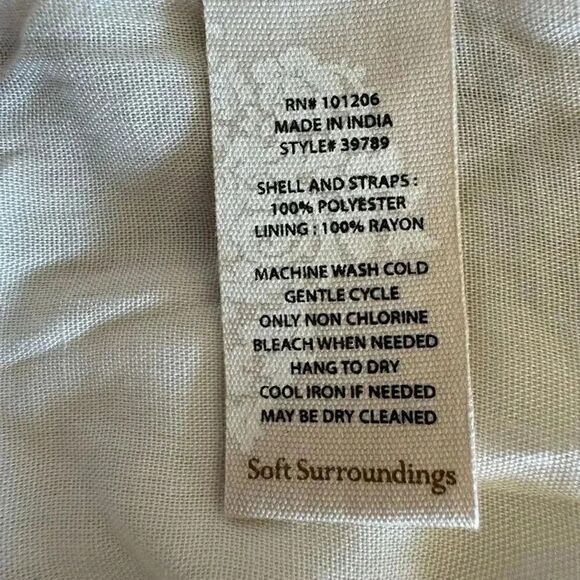 Soft Surroundings  Milk Maid Floral Print Layered Sleeveless SZPXL #1996 - Picture 14 of 16